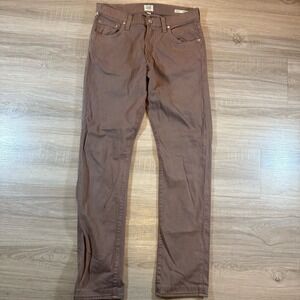 Citizens of Humanity Bowery Standard Slim Fit‎ Jean Men 30 Brown Denim USA Made